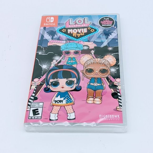 LOL Surprise Movie Night Nintendo Switch Video Game 1 Surprise Charm New Sealed - Picture 2 of 10